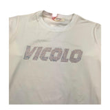 VICOLO shirt girocollo tinta unita cn logo Bianco per Bambina 3141M00077 BIANCO VICOLO 