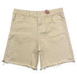 Vicolo Short Solid Color With Adjustable Waist Cream For Girls