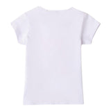 Sarabanda T-Shirt Girocollo tinta unita con Stampa Bianco per Neonata 0B208X BIANCO SARABANDA 