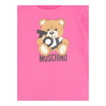 Moschino Abito Girocollo Tinta Unita con Stampa per Bambina MDV0C9XXXXJ FUXIA MOSCHINO 
