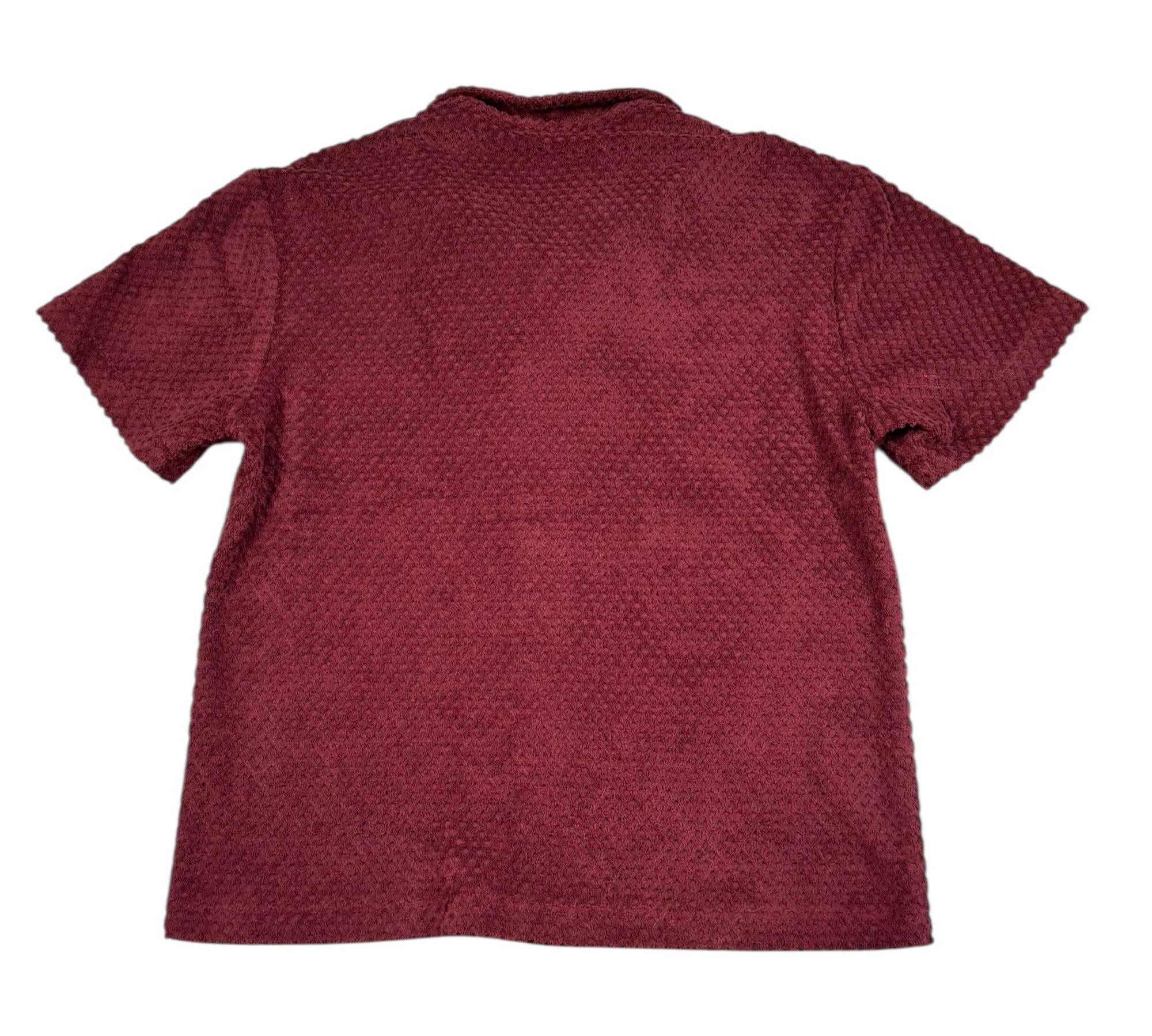 Paolo Pecora Camicia In Maglia Mezza Manica Tinta Unita per Bambino PP4338 ROSSO PAOLO PECORA 