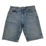 Tommy Hilfiger Bermuda In Denim Tinta Unita per Bambino KB0KB08848 AZZURRO TOMMY HILFIGER 