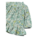MAYORAL abito tinta unita con fantasia fiori Verde per Bambina 2923J VERDE MAYORAL 
