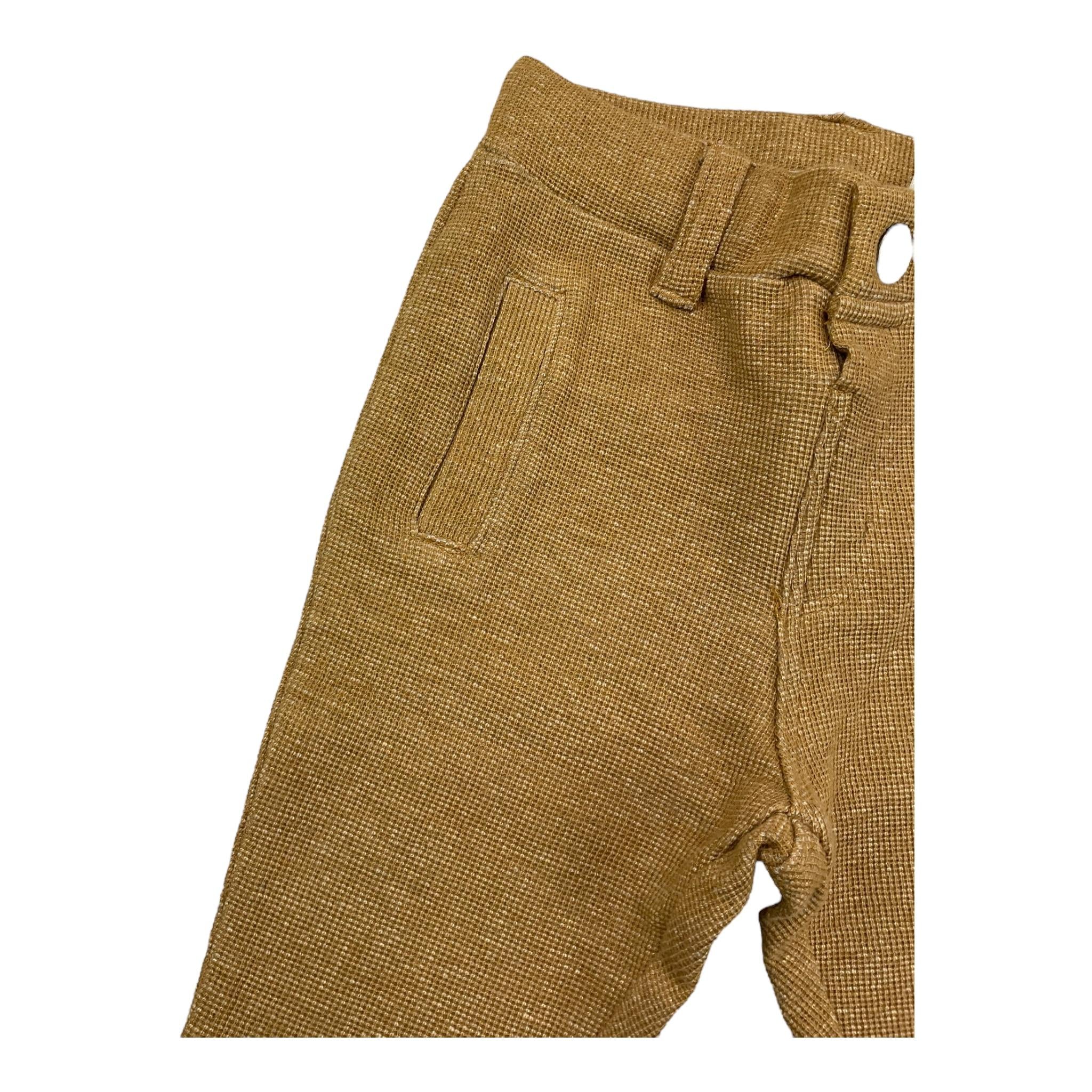 NAME.IT pantalone tinta unita con elastico in vita Giallo per Neonato 13193495 GIALLO NAME.IT 