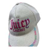 Juicy Couture Cappello Tinta Unita Modello Berretto con Stampa per Bambina JBX6532 BIANCO JUICY COUTURE 