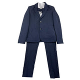 Shako' Complete 3 Piece Shirt-Jacket-Pants-Bow Tie Blue For Boys