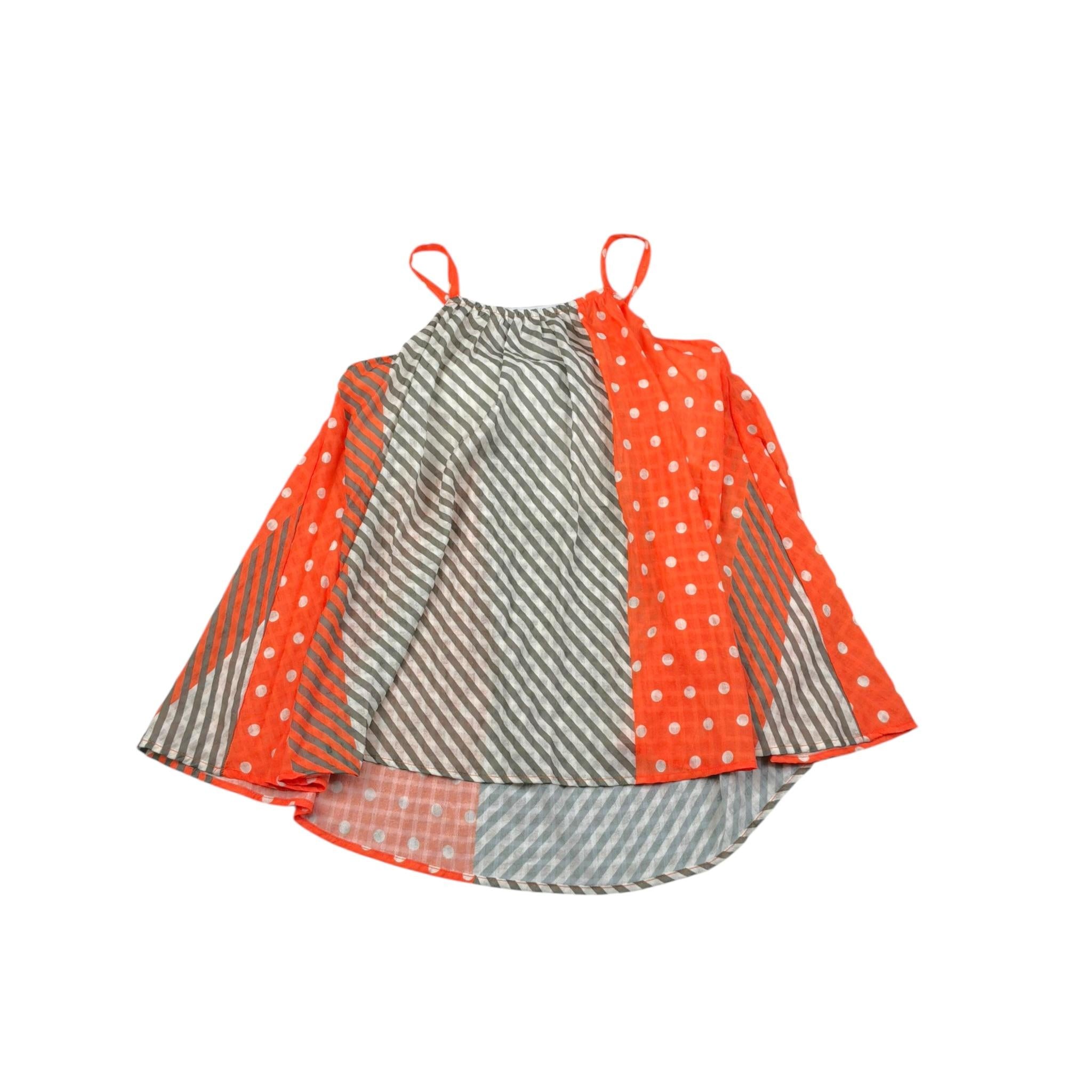 Gaia Camicia Multicolor con Stampa A Bretelle per Bambina G3152 MULTICOLOR GAIA 