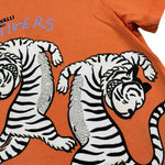 Just Cavalli T-Shirt Girocollo Modello Crop con Stampa per Bambina JGP26091TS ARANCIONE JUST CAVALLI 