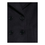 SIMONETTA cappotto tinta unita con maniche a sbuffo Blu per Bambina SV2A10 BLU SIMONETTA 