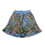 Etro Short Tinta Unita Stampa Fantasia per Bambina GW6B09 AZZURRO ETRO 