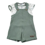 Calamaro Completo 2 Pezzi T-Shirt-Salopette per Neonato 17936 VERDE CALAMARO 