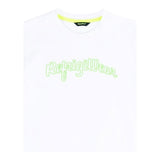 Refrigiwear T-Shirt Girocollo Tinta Unita con Stampa per Bambino 110TRMJS25 BIANCO REFRIGIWEAR 