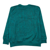 Cesare Paciotti Crewneck Sweatshirt with Green Logo Prints for Kids