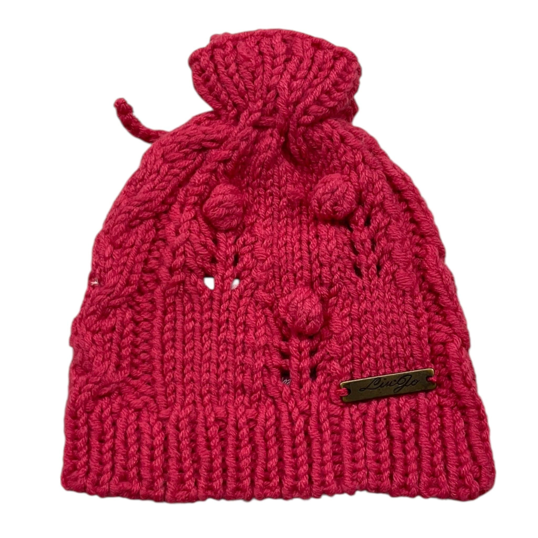 LIU JO cappello tinta unita con ricami Fuxia per Bambina CPPLIU FUXIA LIU JO 