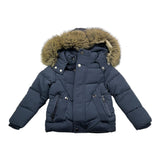 URCHIN giubbino tinta unita con zip e cappuccio Blu per Neonato YC3153 BLU URCHIN 