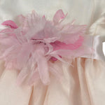 Childrenfashionatelier Abito Cerimonia Tinta Unita Mezza Manica per Bambina 206AB ROSA CHILDRENFASHIONATELIER 