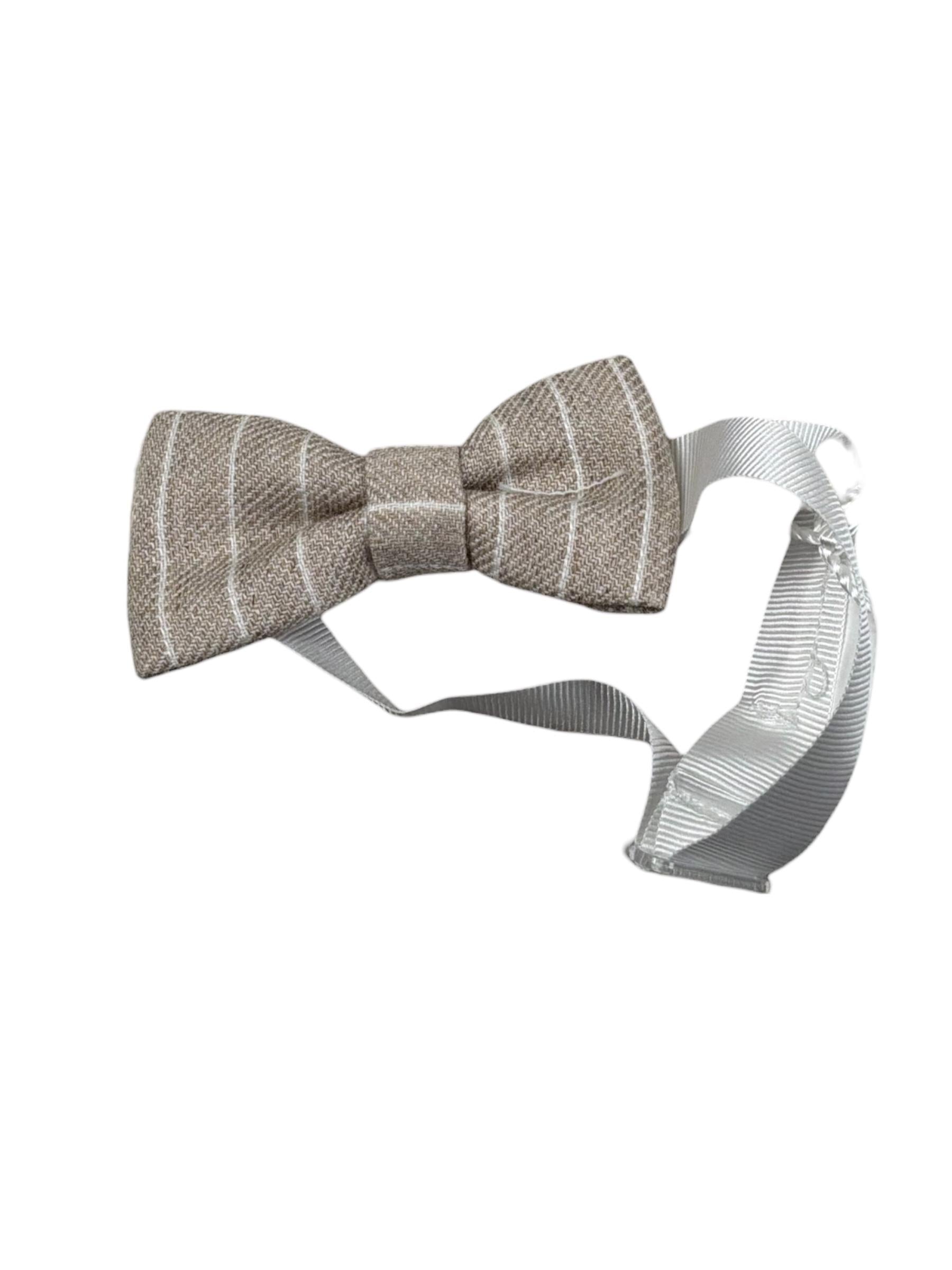 Le Bebe' Papillon Tinta Unita con Fantasia A Righe per Neonato LBB4483 BEIGE LE BEBE' 