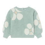 MAYORAL maglia girocollo tinta unita ricami fiori Verde acqua per Bambina 2321 VERDE ACQUA MAYORAL 