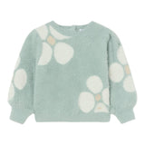 MAYORAL maglia girocollo tinta unita ricami fiori Verde acqua per Bambina 2321 VERDE ACQUA MAYORAL 