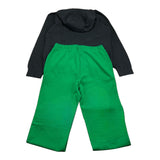 Diadora Complete Zip-Up Hoodie-Pants Green for Kids