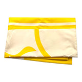 Sundek Beach Towel Solid Color With Yellow Pattern For Children