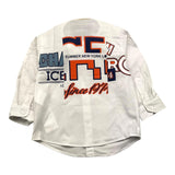 Iceberg Plain Shirt With White Logo For Newborns
