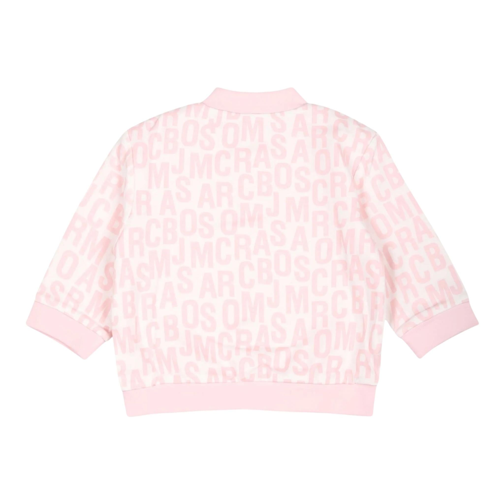 MARC JACOBS completo 3 pezzi felpa-shirt-pantalone Rosa per Neonata W60323 ROSA MARC JACOBS 
