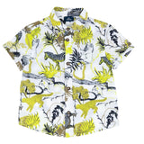 Chicco Half Sleeve Shirt Fantasy Print White For Boys