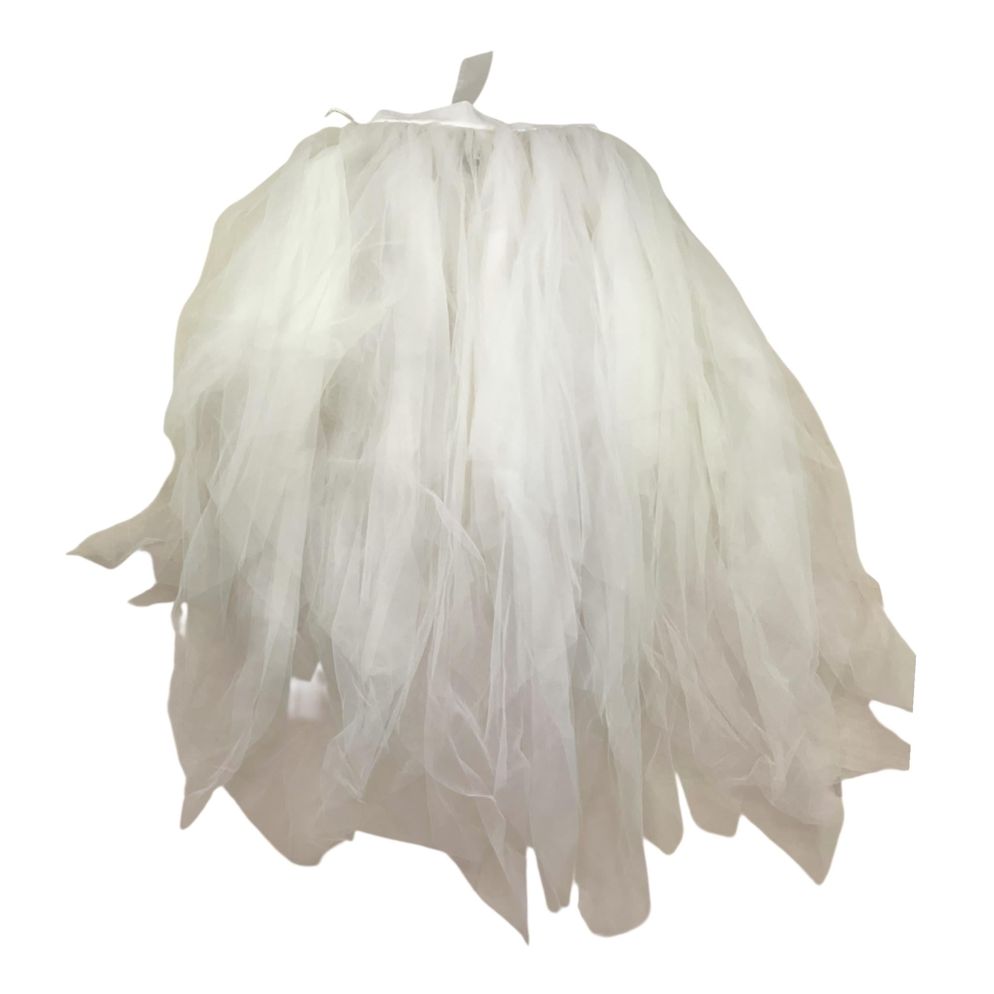 Nunzia Corinna Gonna Tinta Unita In Tulle per Bambina NJ3715985 BIANCO NUNZIA CORINNA 