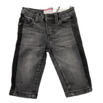 CESARE PACIOTTI jeans tinta unita con girovita regolabile Nero per Bambino PTP5361B NERO CESARE PACIOTTI 