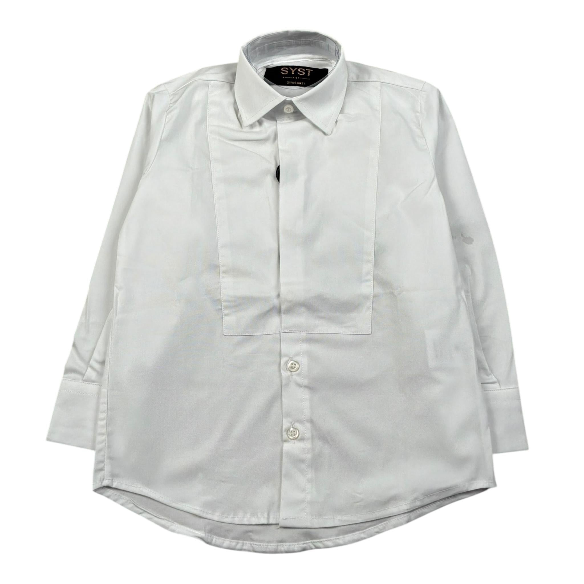 Syst Camicia Manica Lunga Tinta Unita per Neonato CB2005N BIANCO SYST 