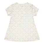 Michael Kors Abito Mezza Manica Girocollo Logato Panna per Bambina R30311JXX PANNA MICHAEL KORS 