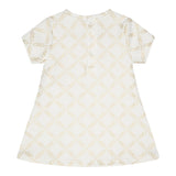 Michael Kors Abito Mezza Manica Girocollo Logato Panna per Bambina R30311JXX PANNA MICHAEL KORS 