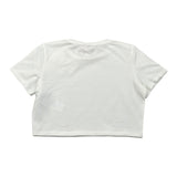 Please T-Shirt Tinta Unita con Applicazioni per Bambina MB23032G73 BIANCO PLEASE 