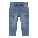 Mayoral Jeans Tinta Unita con Tasconi per Bambino 1578J AZZURRO MAYORAL 