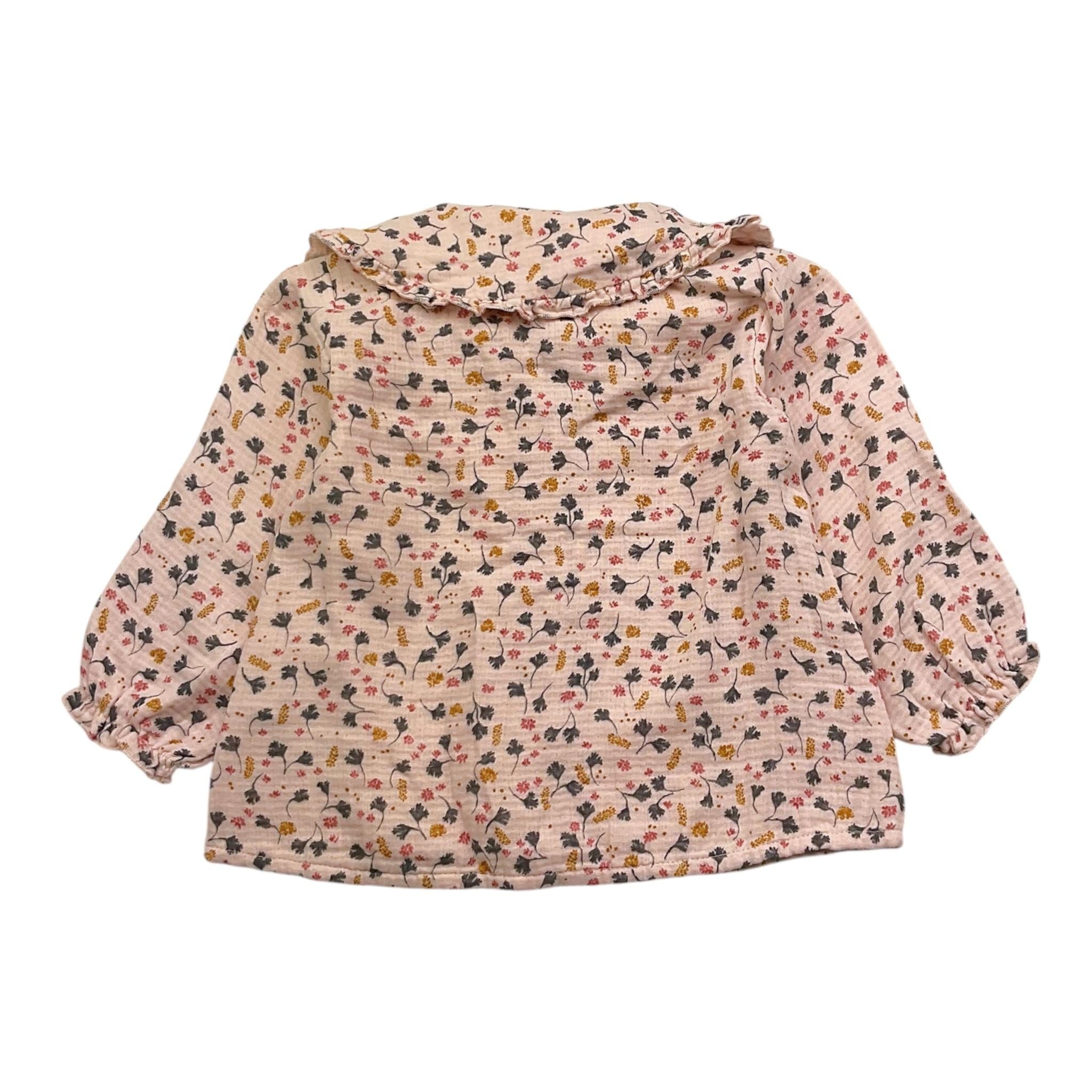 PLAY UP camicia tinta unita con fantasia fiori Rosa per Bambina PA022AP11302 ROSA PLAY UP 