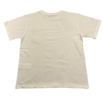 t-shirt girocollo tinta unita con taschino in contrasto PP4055 BIANCO PAOLO PECORA 