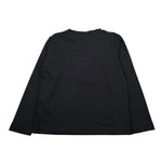 Mariuccia Shirt Girocollo tinta unita con Stampa Brillantinata Nero per Neonata MBFW23T209N NERO MARIUCCIA 