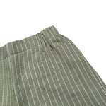 La Stupenderia Bermuda Tinta Unita con Elastico In Vita per Bambino TCBR73XX VERDE LA STUPENDERIA 