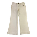 Max&amp;Co. Plain Cream Flared Trousers For Girls