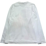 Monnalisa Shirt Girocollo Tinta Unita con Stampa per Bambina 113605A2 BIANCO MONNALISA 