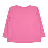 LIU JO shirt girocollo tinta unita con stampa Rosa per Neonata KF4029N ROSA LIU JO 