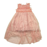 Magil Abito Cerimonia Tinta Unita Giromanica In Tulle per Neonata ZM20055 ROSA MAGIL 