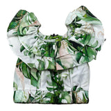 Fun & Fun Top Tinta Unita Stampa Fantasia per Neonata FNBSH16926N BIANCO FUN & FUN 