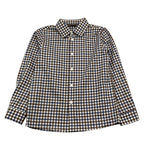 LITTLE BEAR camicia tinta unita con fantasia a quadrettini Bianco per Bambino 7221J BIANCO LITTLE BEAR 