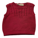 LA STUPENDERIA gilet tinta unita girocollo Rosso per Neonato YCGL21 ROSSO LA STUPENDERIA 