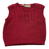 LA STUPENDERIA gilet tinta unita girocollo Rosso per Neonato YCGL21 ROSSO LA STUPENDERIA 