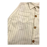 Valentina Bebes Two-Tone Shirt-Bermuda Set White/Beige For Newborns