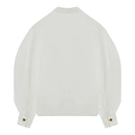 ELISABETTA FRANCHI camicia tinta unita con maniche lunghe Bianco per Bambina EFCA241 BIANCO ELISABETTA FRANCHI 
