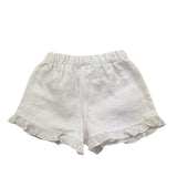 J.O. Milano Short Tinta Unita con Elastico In Vita per Neonata 174D2 BIANCO J.O. MILANO 
